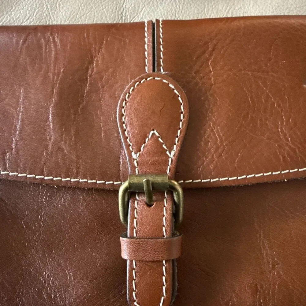 Patricia Nash Leather Crossbody Purse Adjustable Strap Crossbody 6x 12inches